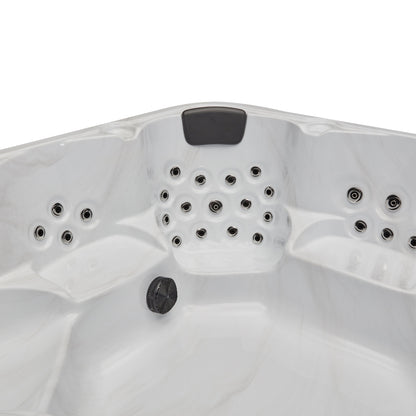 Luxury Spas Denali 7-person Hot Tub (WS-299 CG) - Cloud Gray