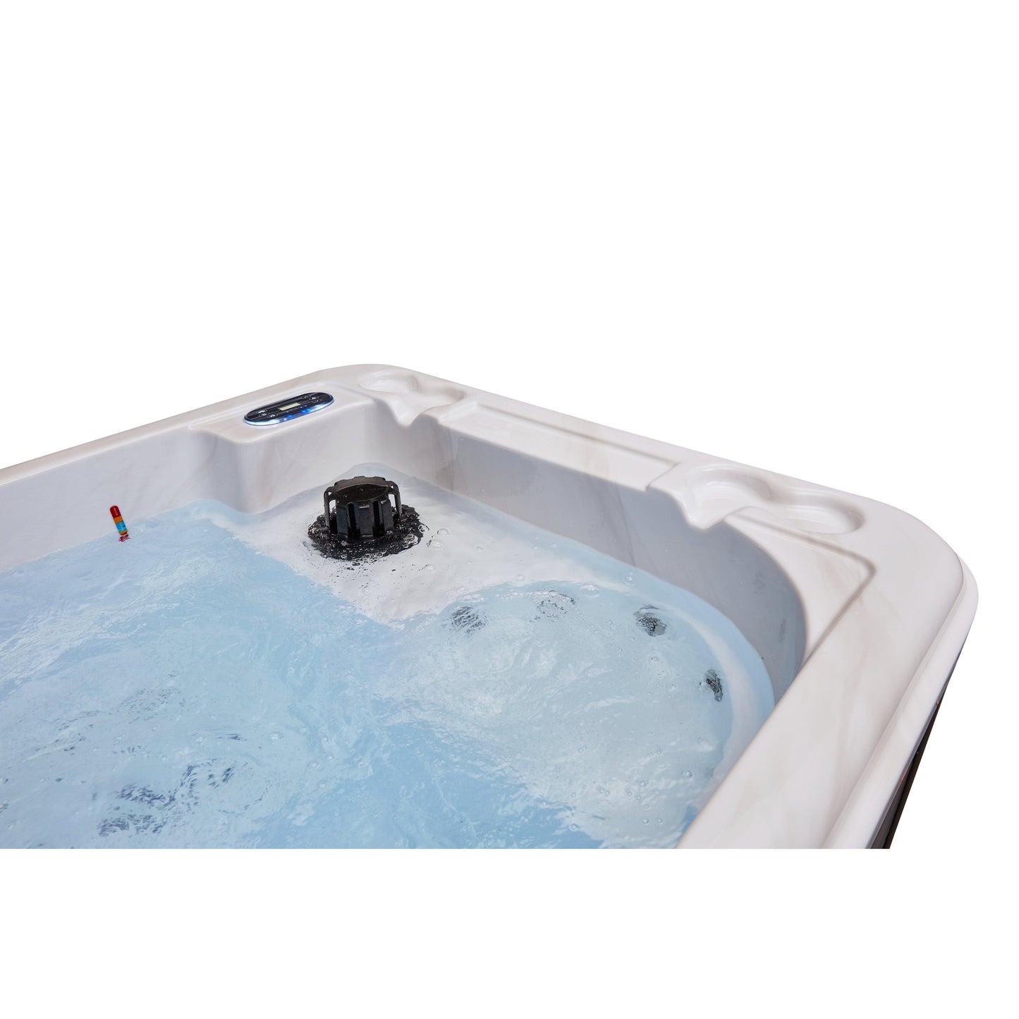 Luxury Spas Riley 3-person Hot Tub (WS-291-CG) - Cloud Gray