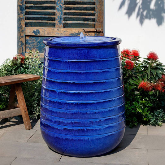 Campania International Ventoux Fountain, Tall - Riviera Blue - 144539-1901