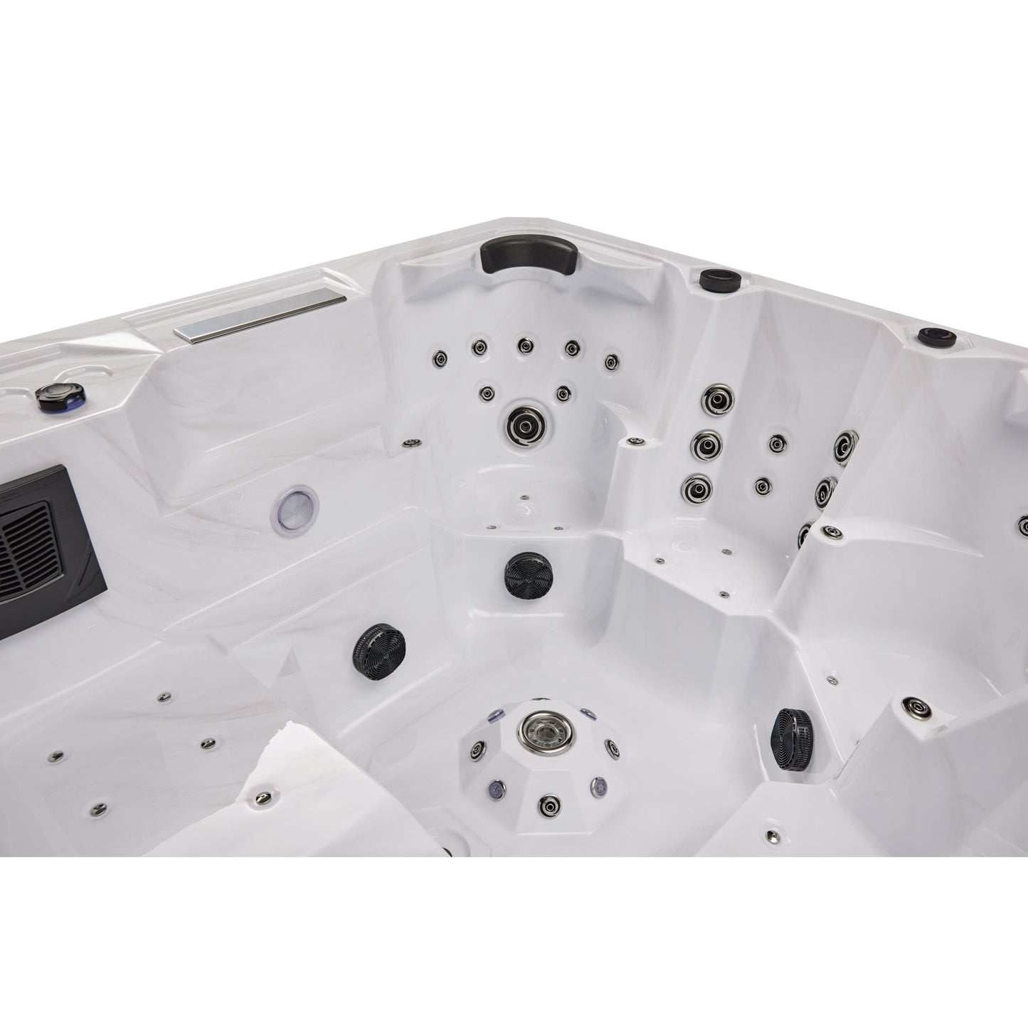 Luxury Spas Galley 5-person Hot Tub (WS-008) - Cloud Gray