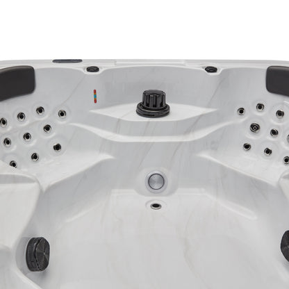 Luxury Spas Denali 7-person Hot Tub (WS-299 CG) - Cloud Gray