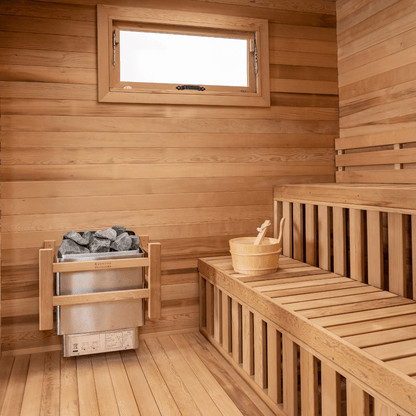 Redwood Outdoors Garden Sauna x Denali Cold Plunge