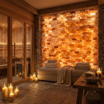 Himalayan Salt Tiles 8x4x1 – 1000 Pack for Large Salt Wall