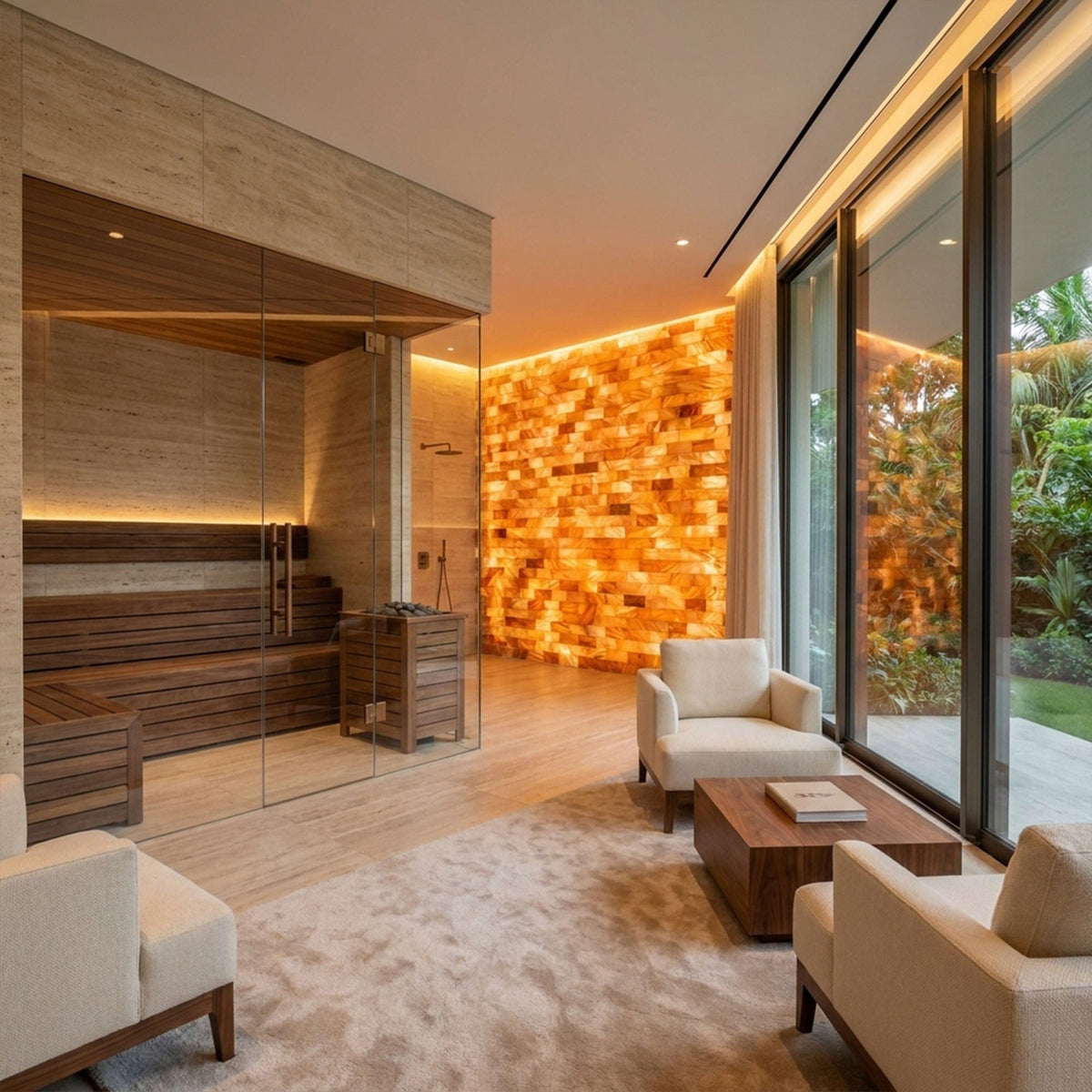 Himalayan Pink Salt Tiles (8x4x1) Pack of 20 Salt Wall Bricks