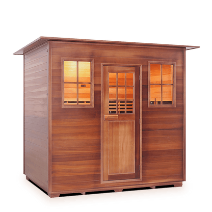 Enlighten Infrared/Traditional Sauna SAPPHIRE - 5 Indoor - 5 Person Sauna