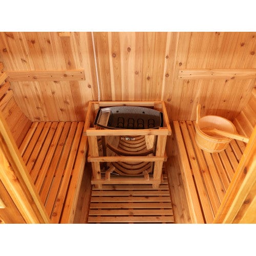 Sunray Solace 2-Person Traditional Barrel Sauna
