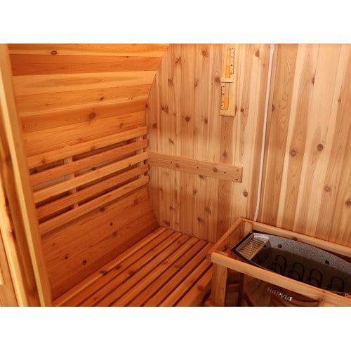 Sunray Solace 2-Person Traditional Barrel Sauna