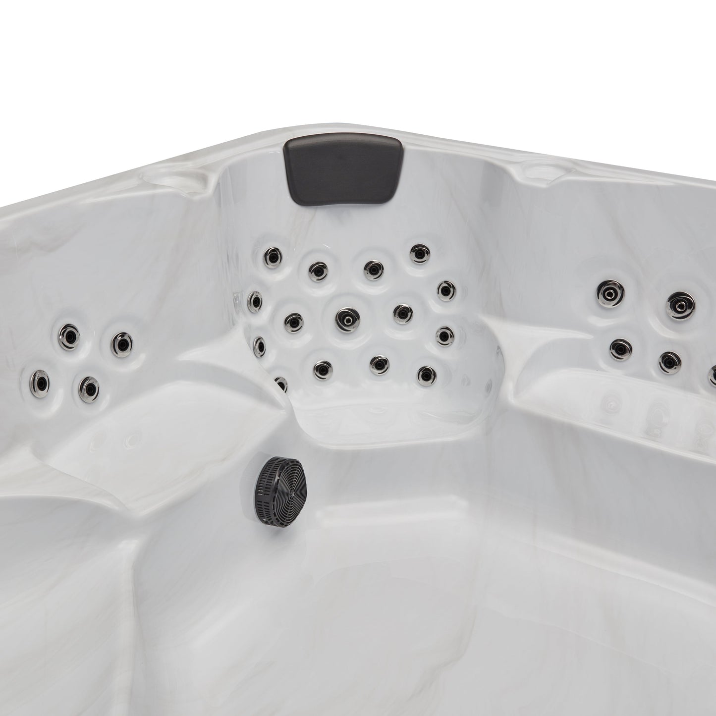 Luxury Spas Denali 7-person Hot Tub (WS-299 CG) - Cloud Gray