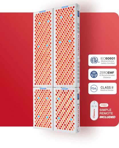 PlatinumLED Therapy Light 2x BIOMAX 450 + 900 - 8th Gen With 7-band R+|NIR+ Advanced Spectral Output