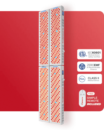 PlatinumLED Therapy Light 2x BIOMAX 600 + 600 - 8th Gen With 7-band R+|NIR+ Advanced Spectral Output