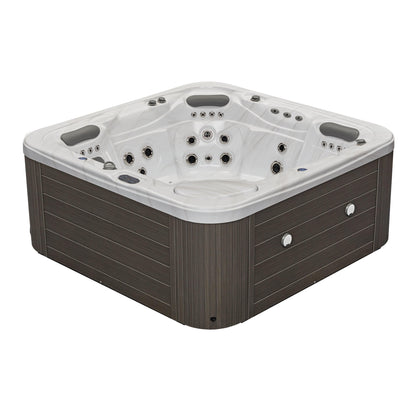 Luxury Spas Infinity 5-person Hot Tub (WS-594-CGE) - Cloud Gray