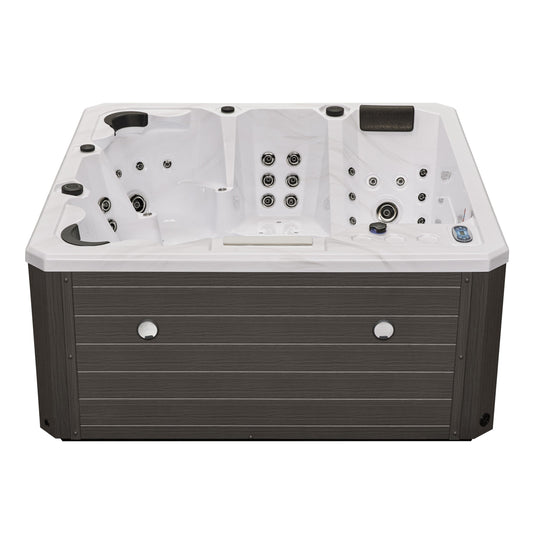 Luxury Spas Galley 5-person Hot Tub (WS-008) - Cloud Gray