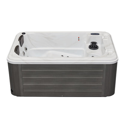 Luxury Spas Riley 3-person Hot Tub (WS-291-CG) - Cloud Gray