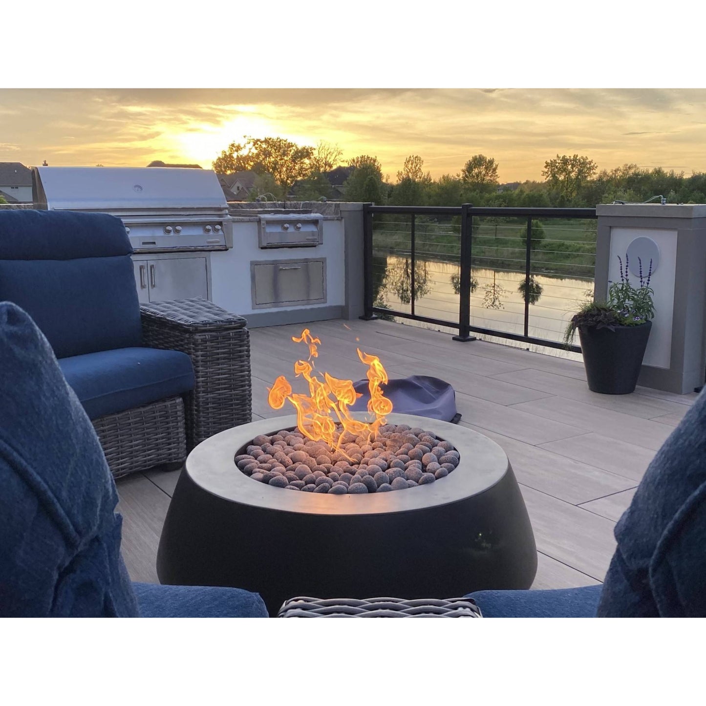 Archpot Belize Fire Table - 48X18