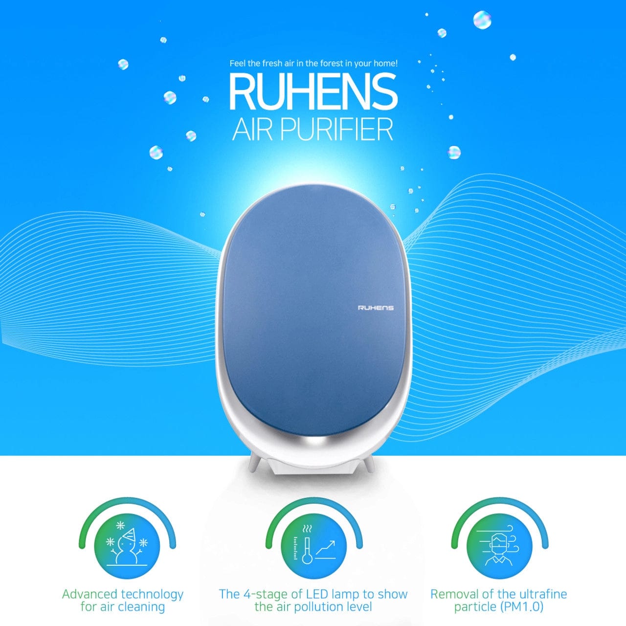 Kahuna Ruhens – WonBong Air Purifier 4 Filtration 34% , 99% removal performance