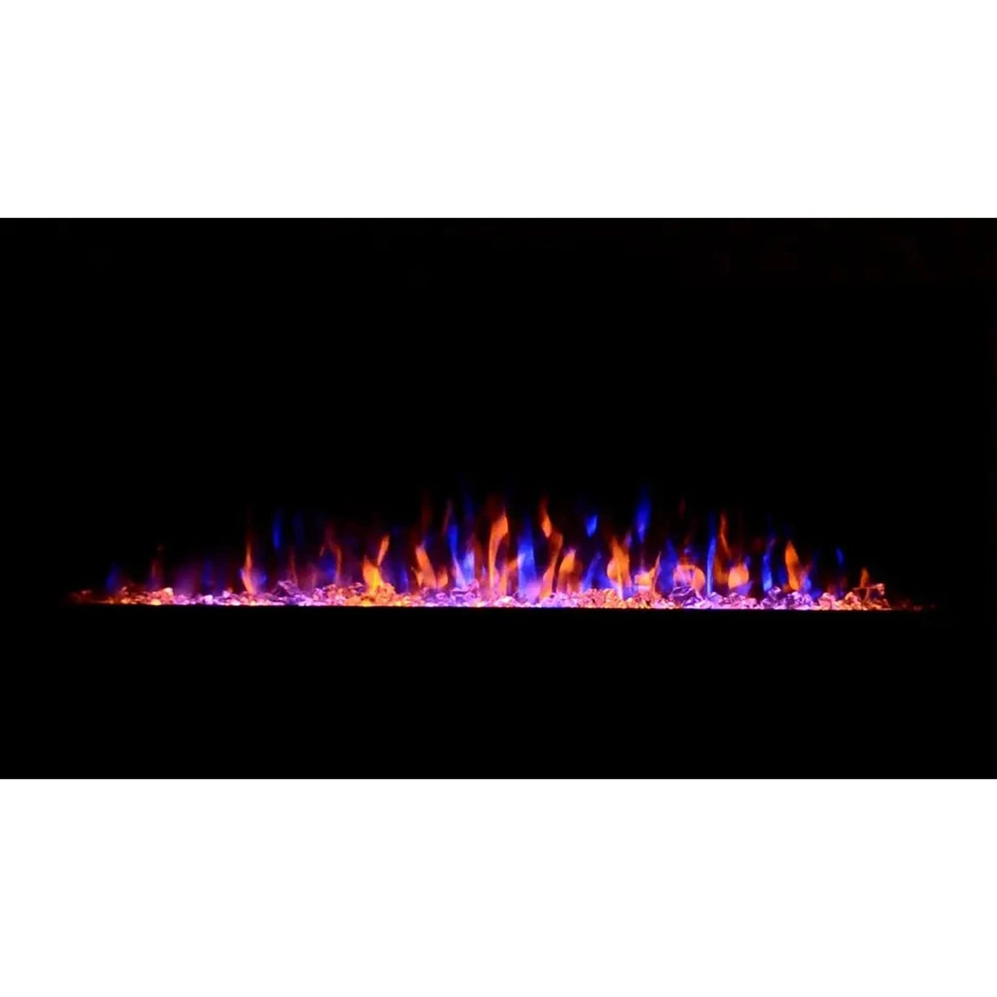 The Sideline Outdoor/Indoor 50" Recessed/Wall Mounted Electric Fireplace (No Heat)
