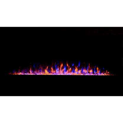 The Sideline Outdoor/Indoor 50" Recessed/Wall Mounted Electric Fireplace (No Heat)