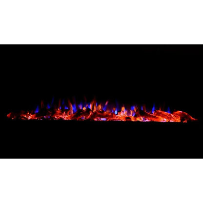 The Sideline Outdoor/Indoor 50" Recessed/Wall Mounted Electric Fireplace (No Heat)
