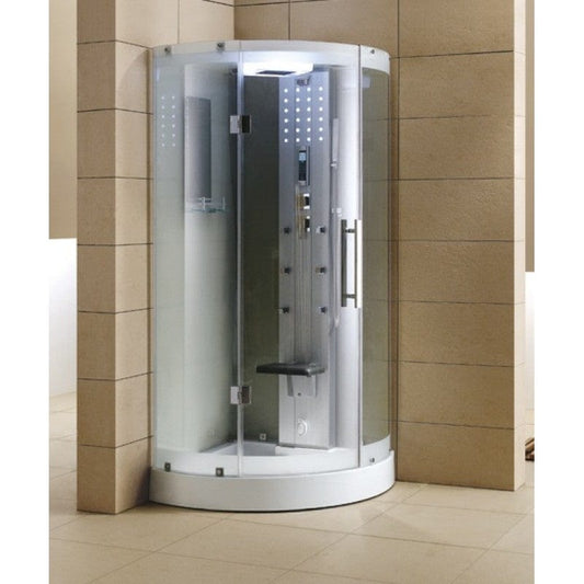 Mesa WS-302 38" Corner Free Standing Walk In Steam Shower