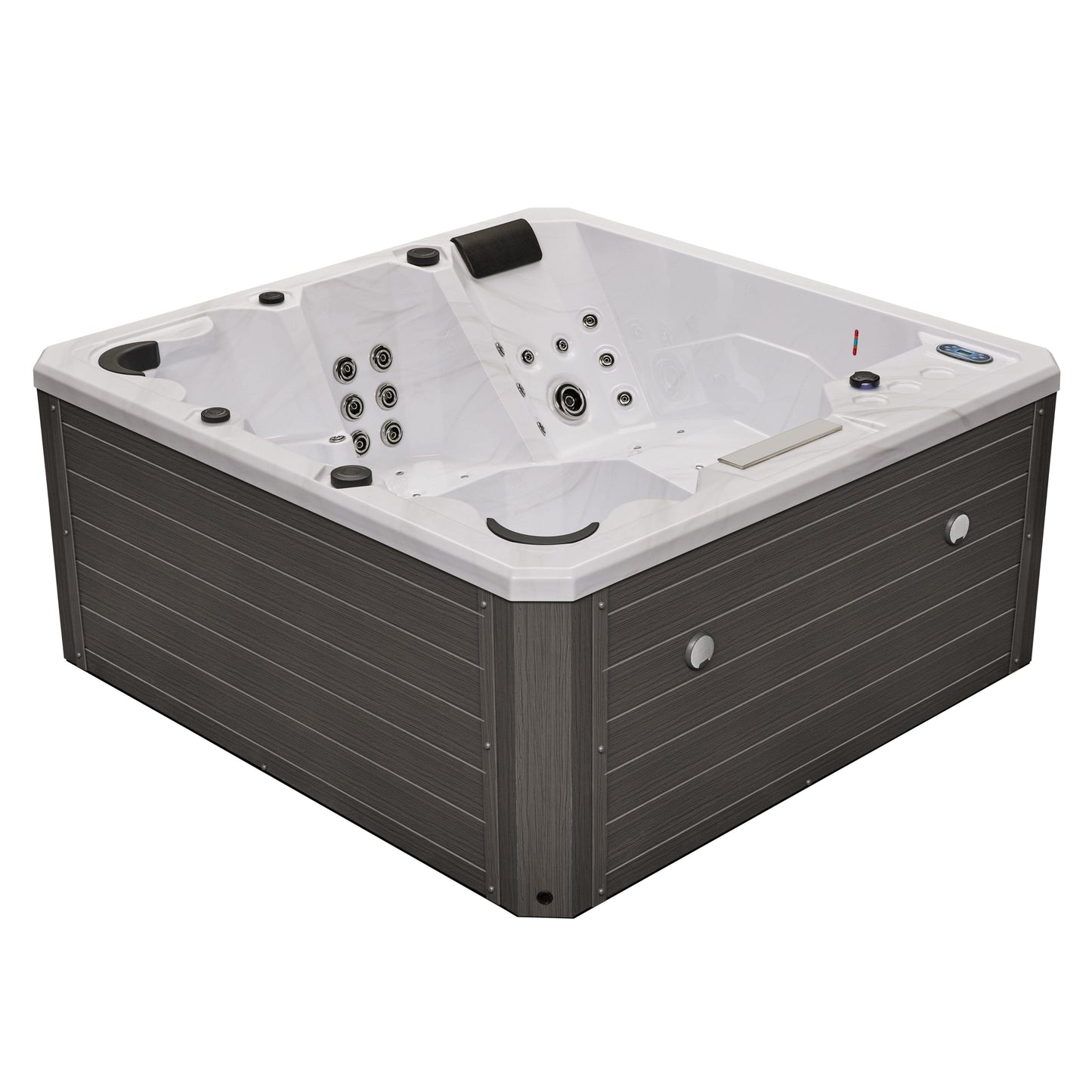 Luxury Spas Galley 5-person Hot Tub (WS-008) - Cloud Gray