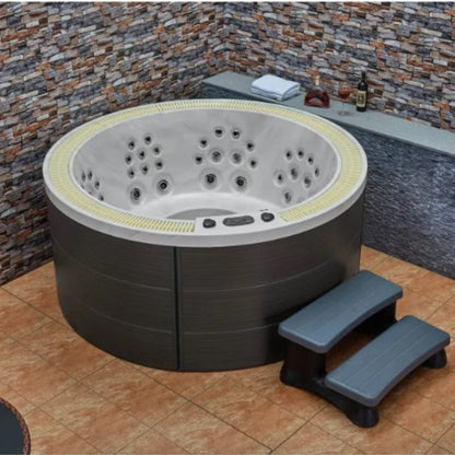 Luxury Spas Oscar 6 Person Hot Tub (WS-007 CG) - Cloud Gray