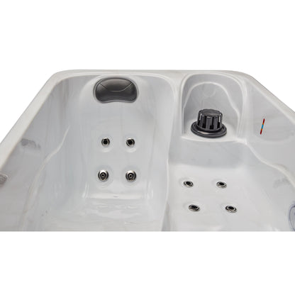 Luxury Spas Cashmere 2-person Hot Tub (WS-790-CG) - Cloud Gray