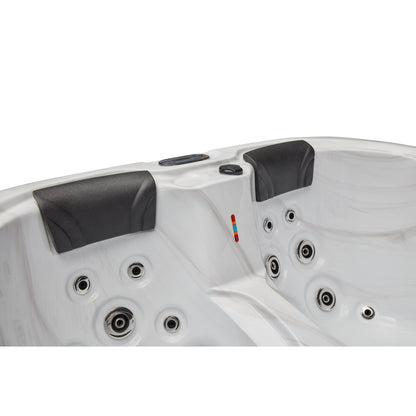 Luxury Spas Largo 3-person Hot Tub (WS-696-CG) - Cloud Gray