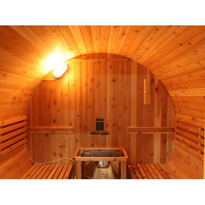 Sunray Galley 4-Person Traditional Barrel Sauna
