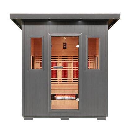 Sunray Pacific 4-Person Outdoor Infrared Sauna