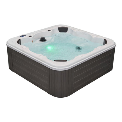 Luxury Spas Denali 7-person Hot Tub (WS-299 CG) - Cloud Gray