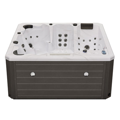 Luxury Spas Galley 5-person Hot Tub (WS-008) - Cloud Gray