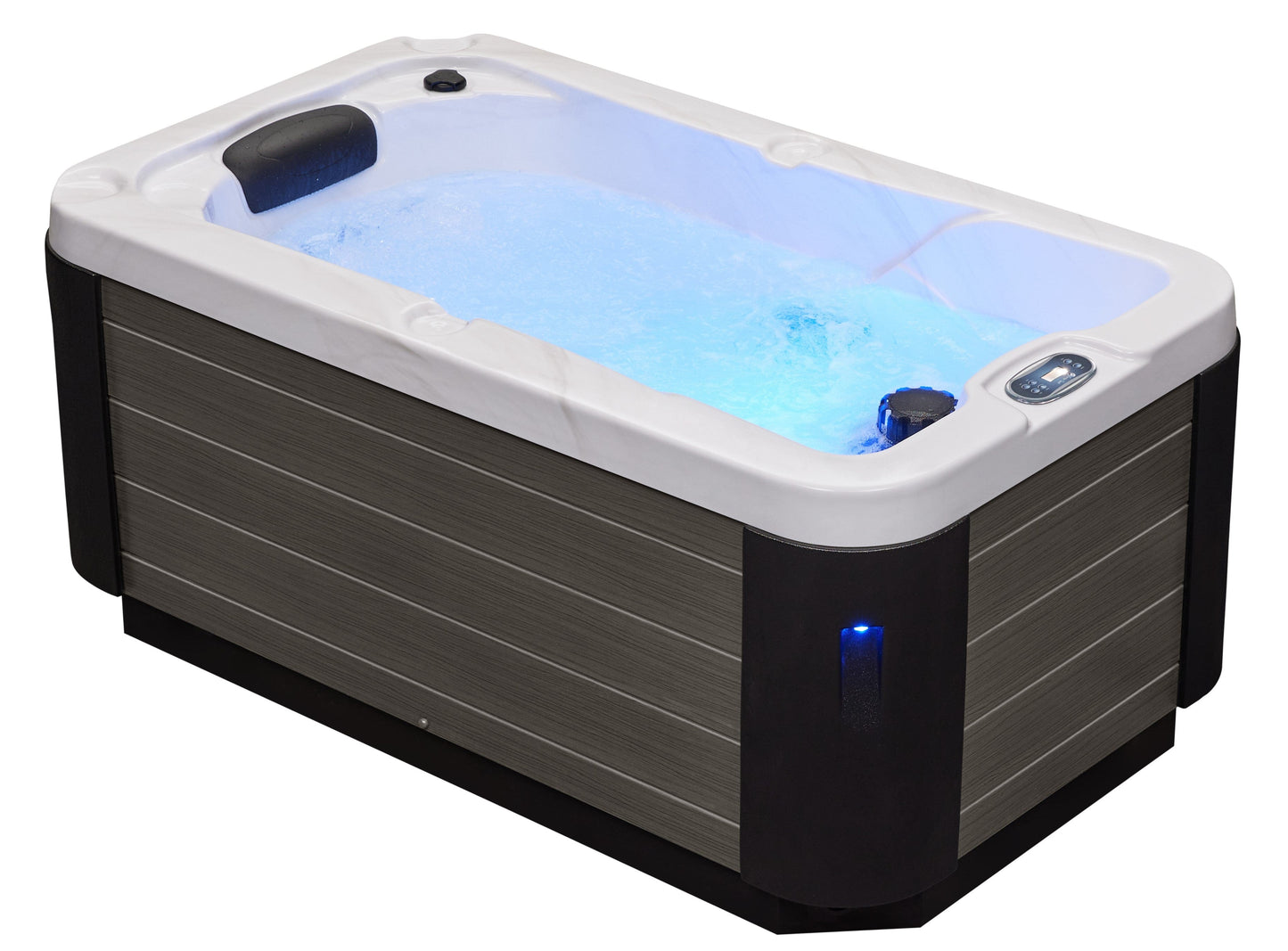 Luxury Spas Solo 1-Person Hot Tub (WS-599) - Cloud Gray