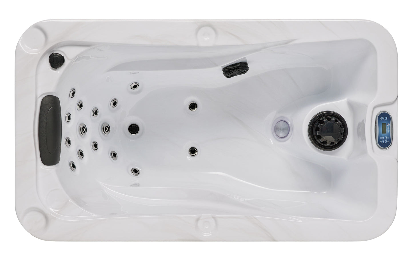 Luxury Spas Solo 1-Person Hot Tub (WS-599) - Cloud Gray