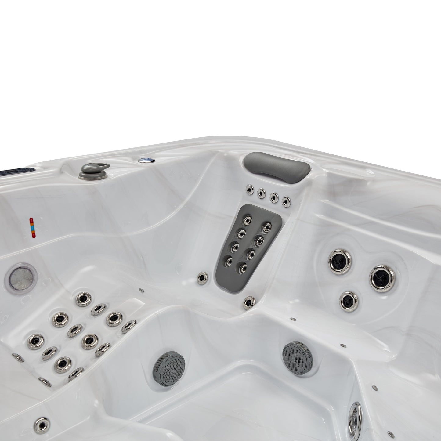 Luxury Spas Infinity 5-person Hot Tub (WS-594-CGE) - Cloud Gray