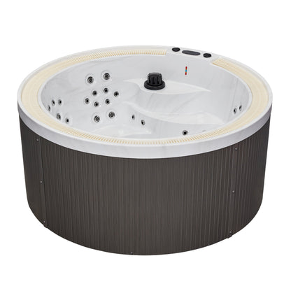 Luxury Spas Oscar 6 Person Hot Tub (WS-007 CG) - Cloud Gray