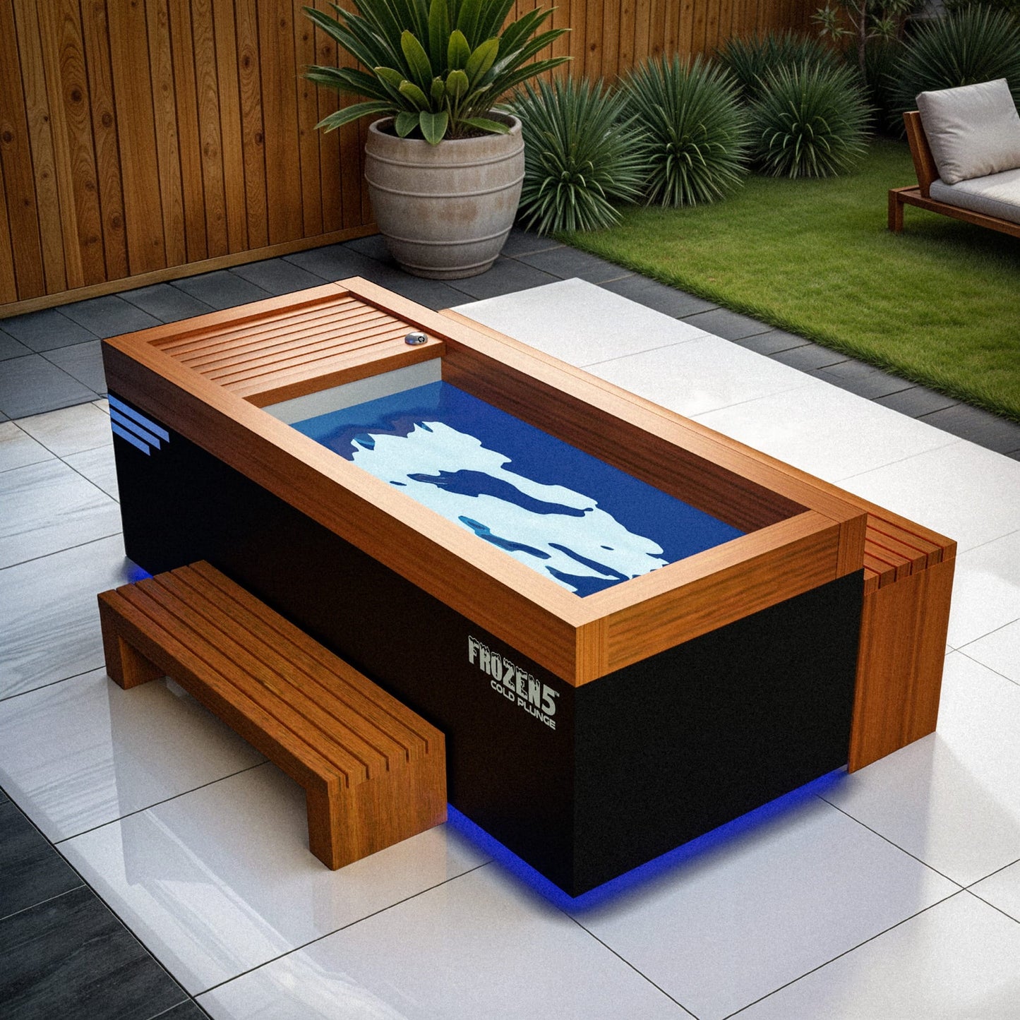 Medical Frozen 5™ Cold Plunge + Accessories Kit - X-Large Size Up to 6'6, 350 lbs