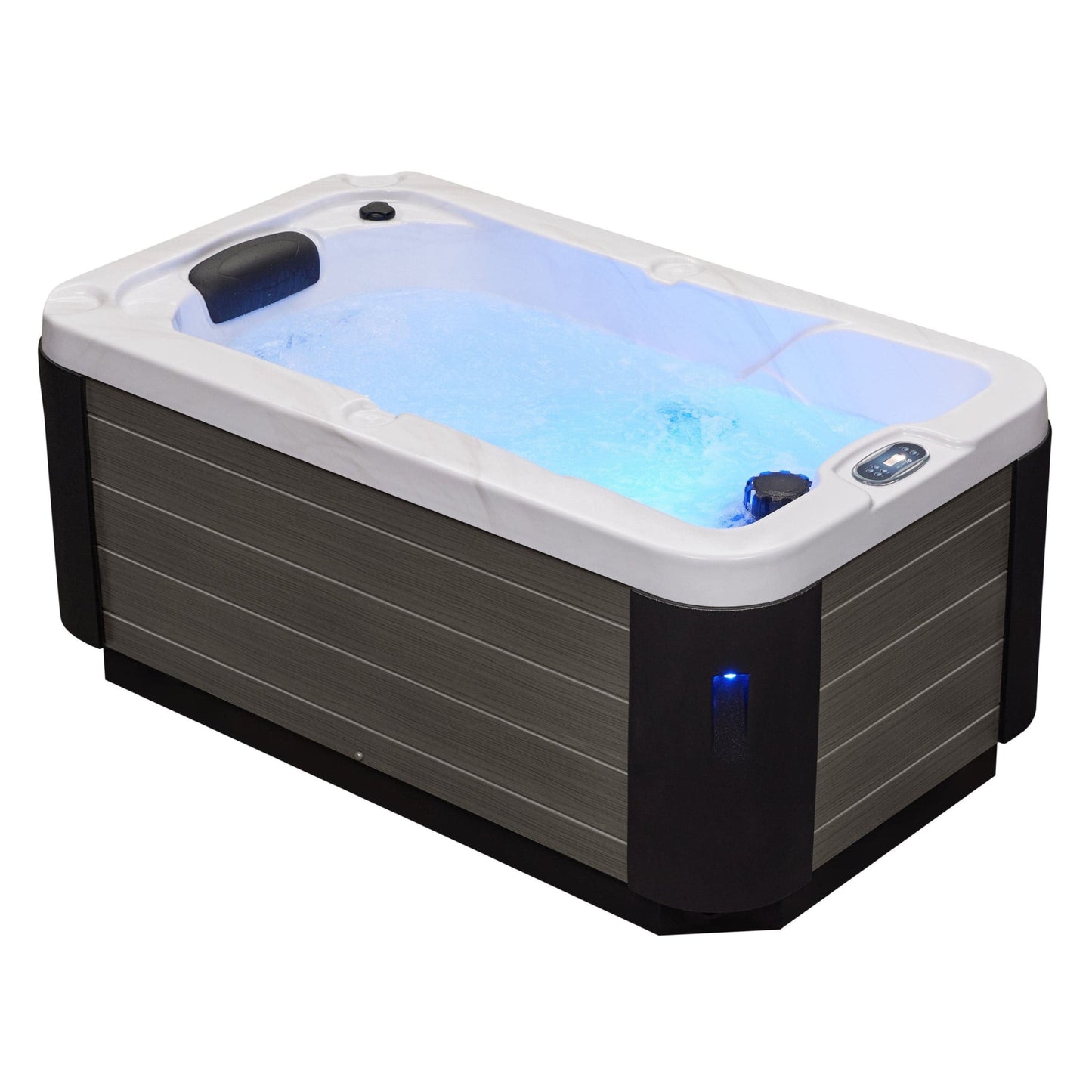 Luxury Spas Solo 1-Person Hot Tub (WS-599) - Cloud Gray