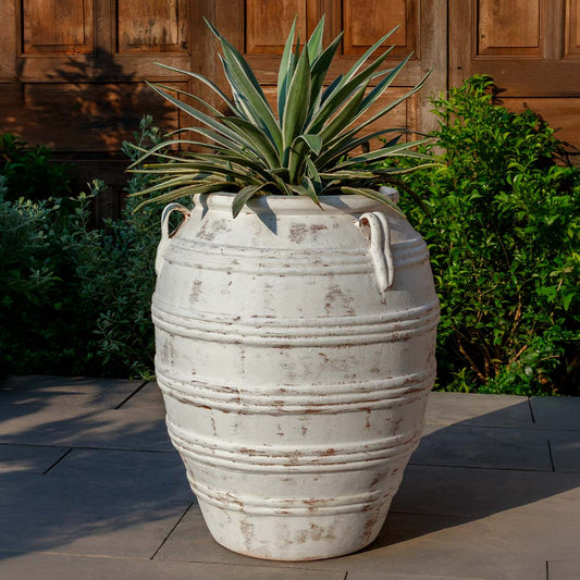 Campania International Tavira Jar - Whitewash - 6603-18401