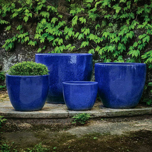 Campania International (Set of 3) Marcel Planter - Riviera Blue - 6616b-1903