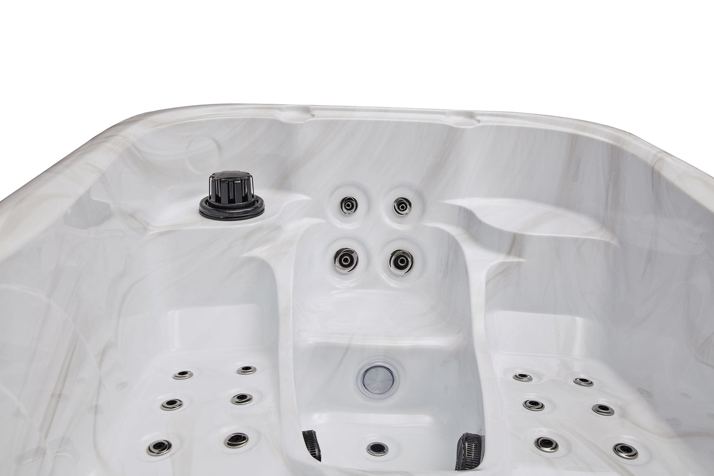 Largo 3-person Hot Tub (WS-696-CG) - Cloud Gray