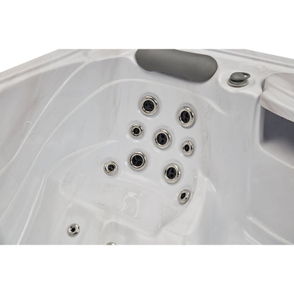 Luxury Spas Casey 3 Person Hot Tub (WS-595 CG) - Cloud Gray