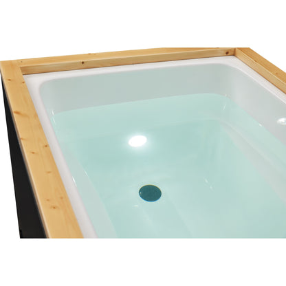 Luxury Spas 1 Person Cold Plunge Platinum - Black