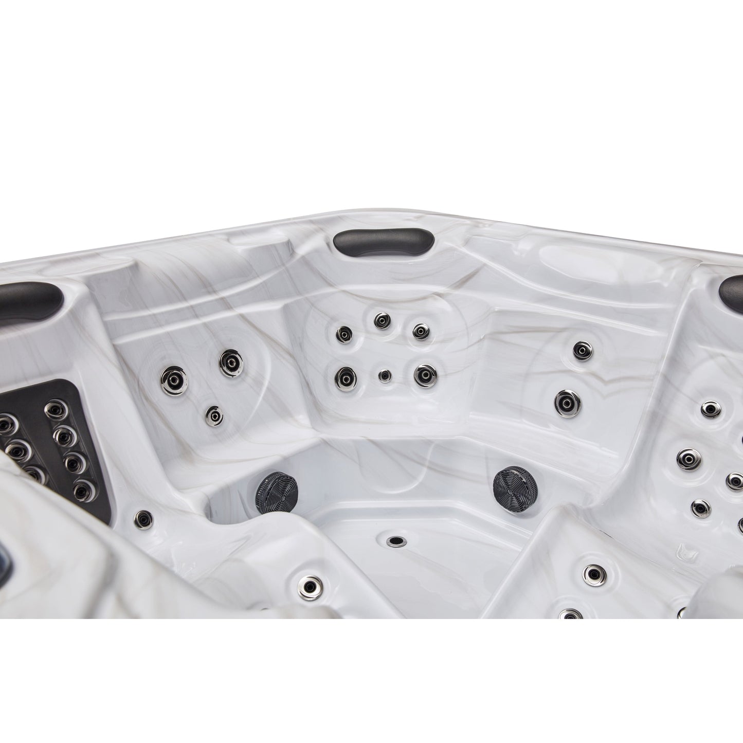 Luxury Spas Estes 5-person Hot Tub (WS-594-CG) - Cloud Gray