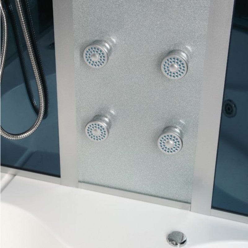 Mesa 701A 66" Combination Corner Steam Shower With Jetted Tub