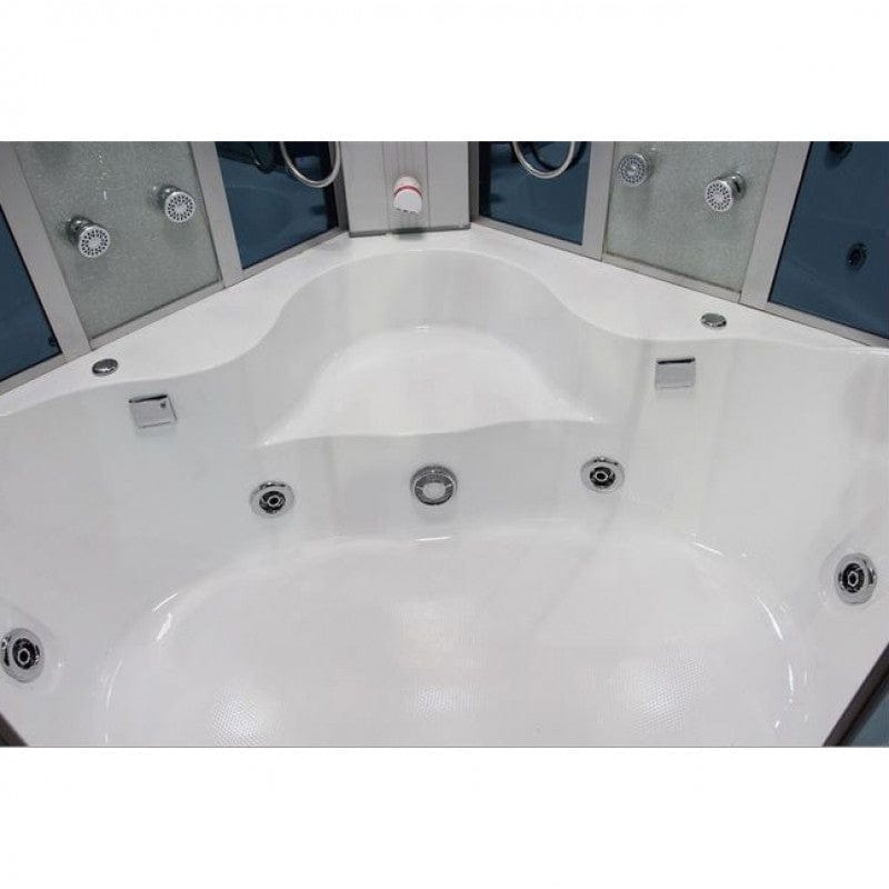 Mesa 701A 66" Combination Corner Steam Shower With Jetted Tub