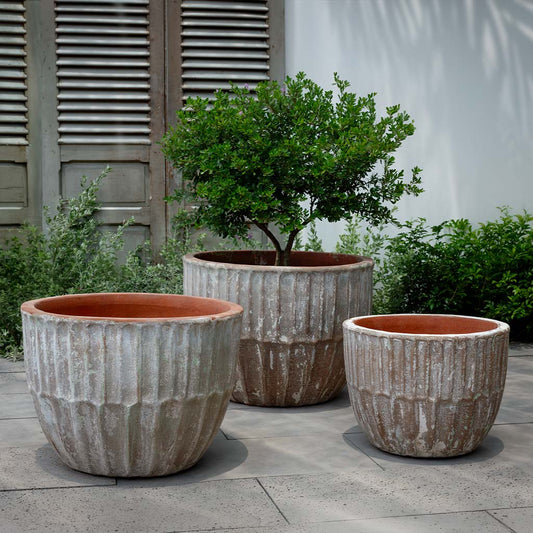 Campania International (Set of 3) La Roque Planter - Murano Fresco - 7029-27203