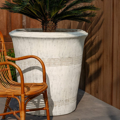 Campania International Las Palmeras Planter - Whitewash - 7040-18400