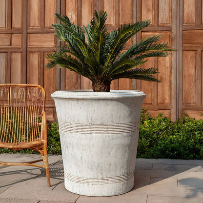 Campania International Las Palmeras Planter - Whitewash - 7040-18400