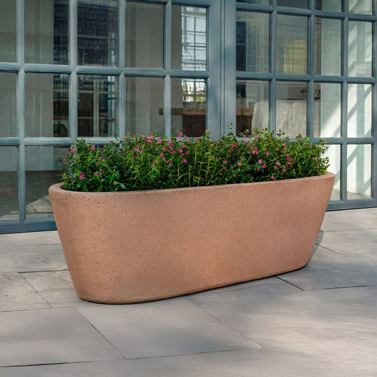 Campania International Chelsea Oval Window Box - Sandblasted - 7050-27501