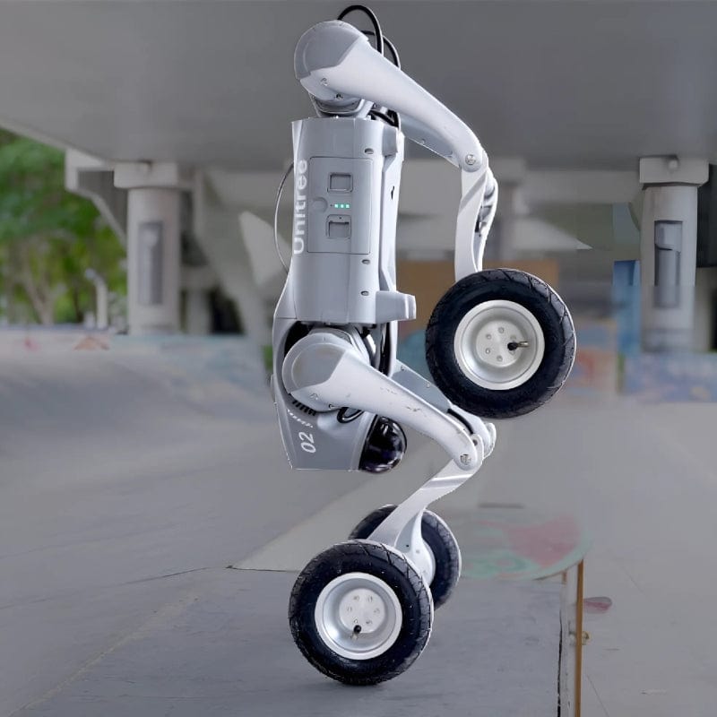 Unitree Go2-W ENT U2 - AI Quadruped Robot Dog with Wheels